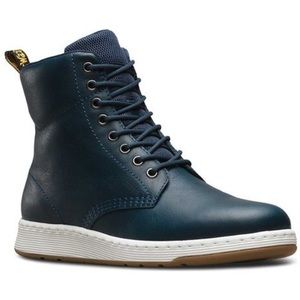 Dr. Martens Unisex AirWair Rigal 8 Eye Black Boots